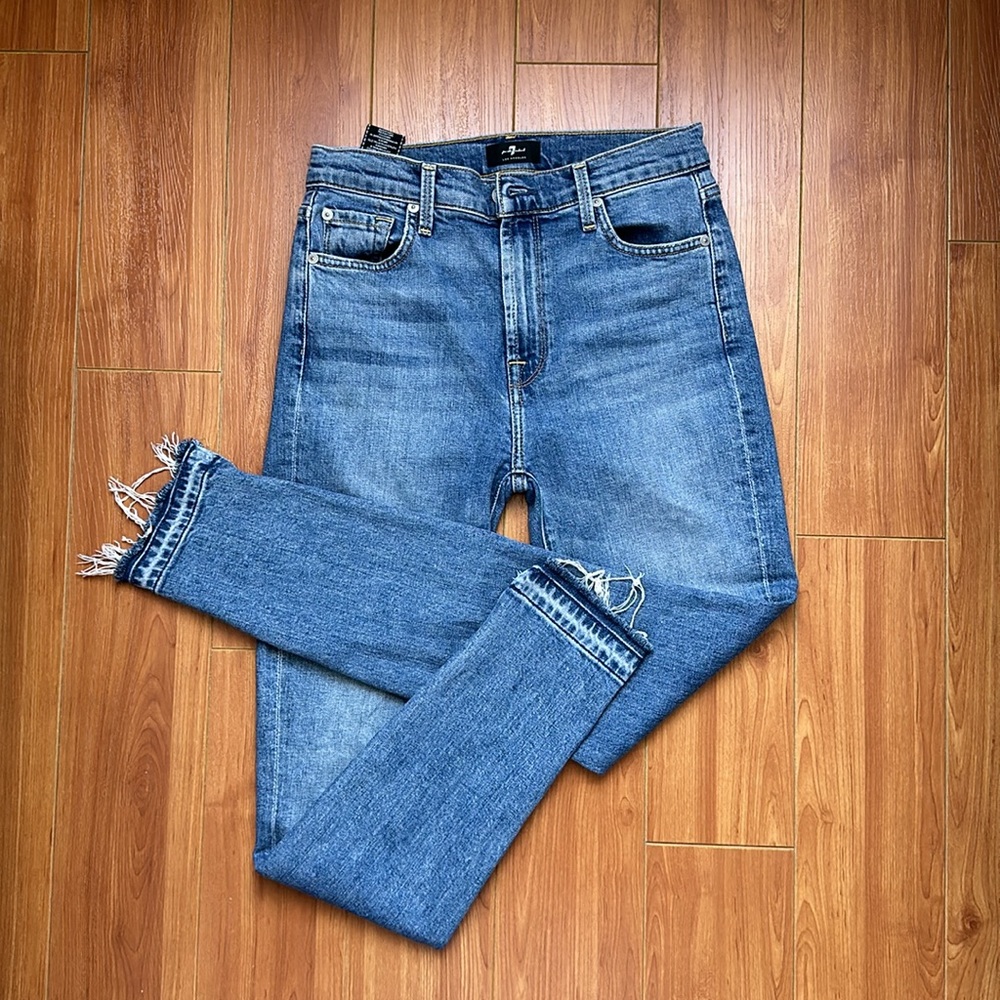 7 for All Mankind slim fit jeans